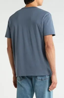 AG AG Bryce Crewneck T-Shirt in Blue — Men Summer blue T-Shirts & Tees
