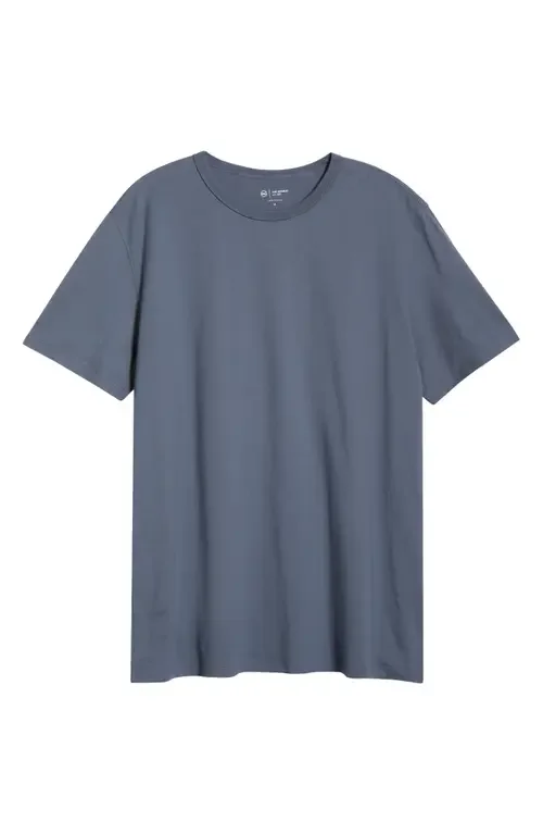 AG AG Bryce Crewneck T-Shirt in Blue — Men Summer blue T-Shirts & Tees