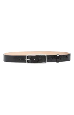 rag & bone rag & bone Rebound Leather Belt in Black — Women Winter black Accessories