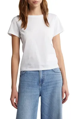 FRAME FRAME Baby Tee in White — Women Winter white Tops