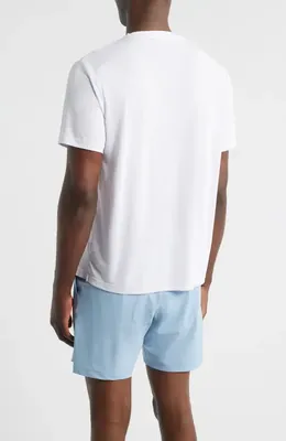 johnnie-O johnnie-O The Tee Modal Blend Crewneck T-Shirt in White — Men Winter white Tops