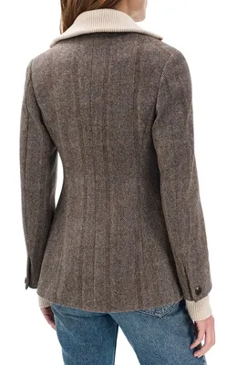 rag & bone rag & bone Frank Blazer in Brown Multi — Women Autumn brown Blazers