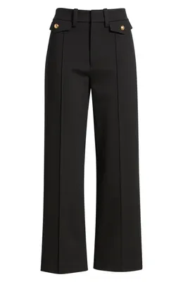 FRAME FRAME The Reboot Crop Pants in Black — Women Winter black Pants
