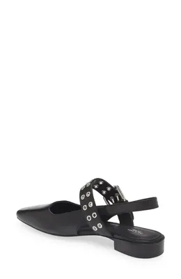 rag & bone rag & bone Astra Mary Jane Slingback Flat in Blk — Women Winter black Shoes