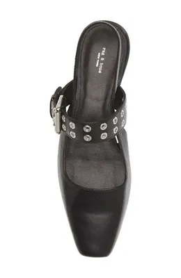rag & bone rag & bone Astra Mary Jane Slingback Flat in Blk — Women Winter black Shoes