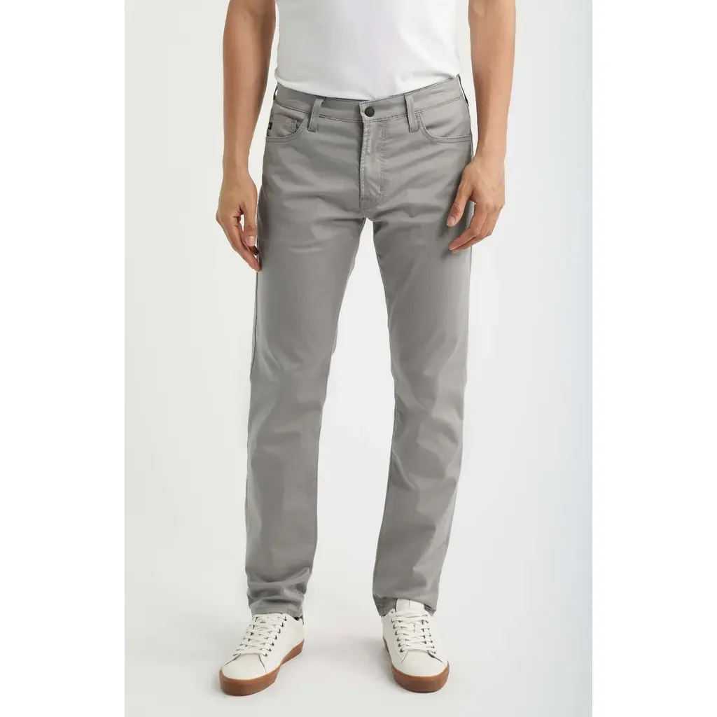 AG AG Tellis Airluxe™ Commuter Performance Sateen Pants in Soft Slate — Men Summer silver Pants