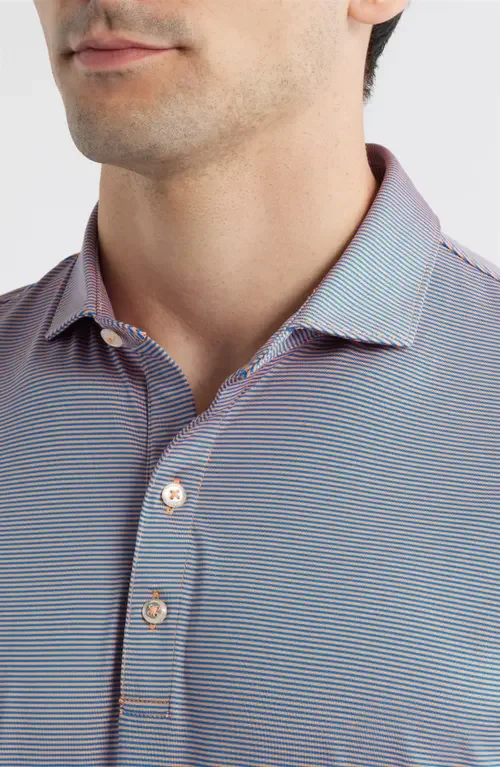 johnnie-O johnnie-O Lyndon Classic Fit Polo in Mango — Men Autumn grey Tops