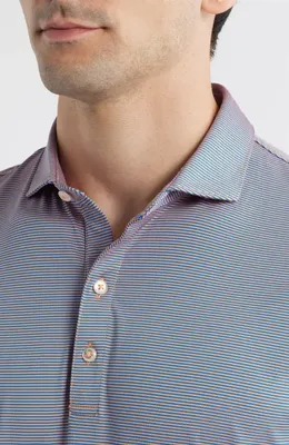johnnie-O johnnie-O Lyndon Classic Fit Polo in Mango — Men Autumn grey Tops