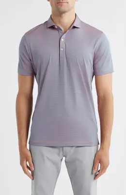 johnnie-O johnnie-O Lyndon Classic Fit Polo in Mango — Men Autumn grey Tops