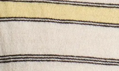 Vince Vince Stripe Cardigan in Dandelion Combo — Women Spring white Tops