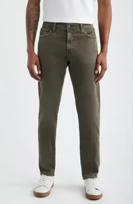 AG AG Tellis Slim Fit Jeans in 7 Years Sulfur Dried Cedar — Men Autumn grey Pants