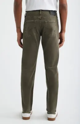 AG AG Tellis Slim Fit Jeans in 7 Years Sulfur Dried Cedar — Men Autumn grey Pants