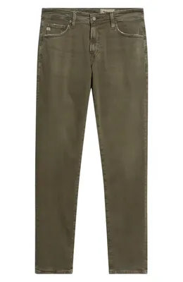 AG AG Tellis Slim Fit Jeans in 7 Years Sulfur Dried Cedar — Men Autumn grey Pants