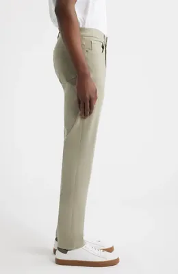 FRAME FRAME L'Homme Slim Fit Five-Pocket Twill Pants in Mintleaf — Men Autumn khaki Pants