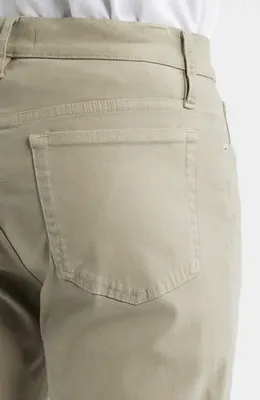 FRAME FRAME L'Homme Slim Fit Five-Pocket Twill Pants in Mintleaf — Men Autumn khaki Pants
