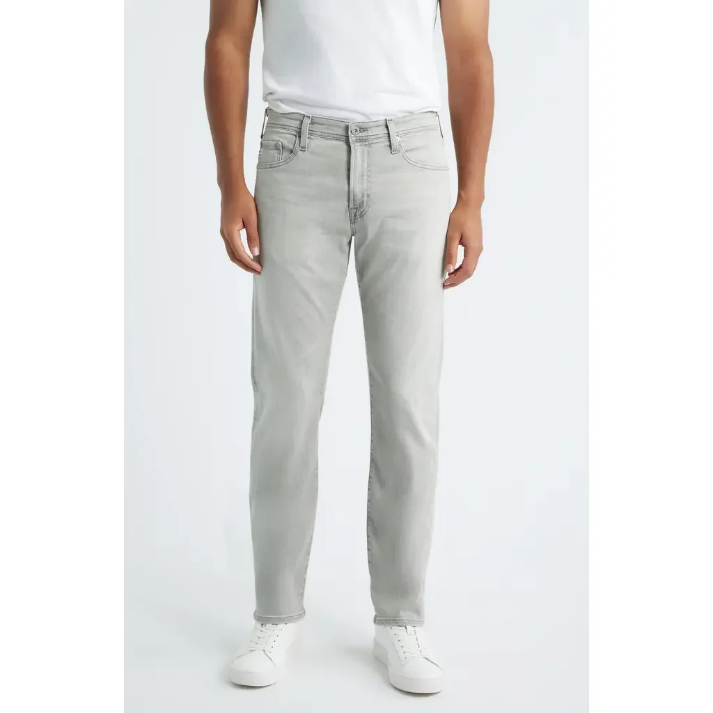 AG AG Protégé Straight Leg Jeans in Gemfield — Men Spring white Pants