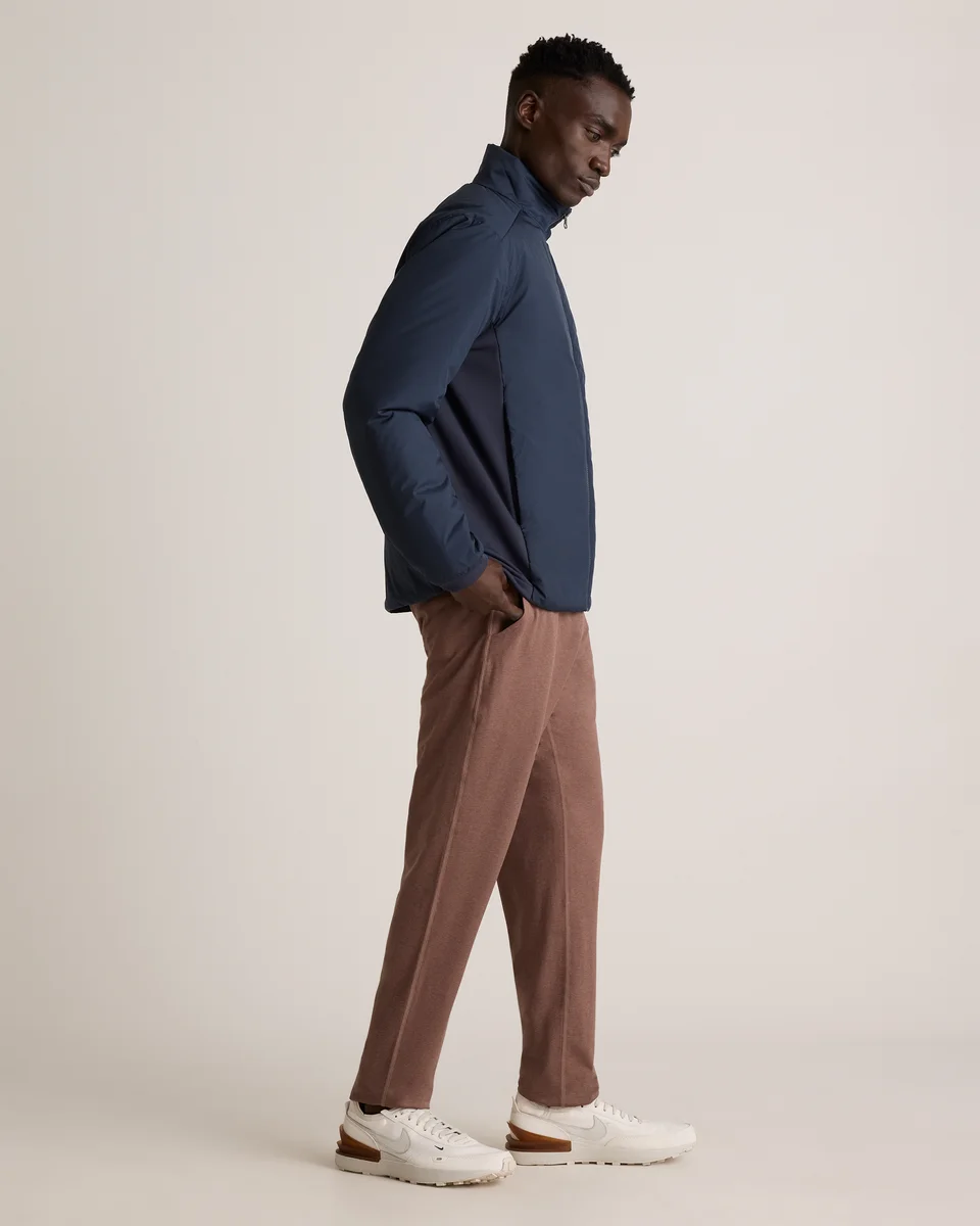 Quince Quince | Men's Hybrid Insulated Lightweight Jacket in Admiral — Men Summer navy Insulated Jackets