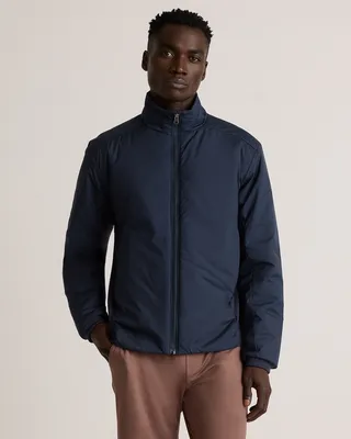 Quince Quince | Men's Hybrid Insulated Lightweight Jacket in Admiral — Men Summer navy Insulated Jackets