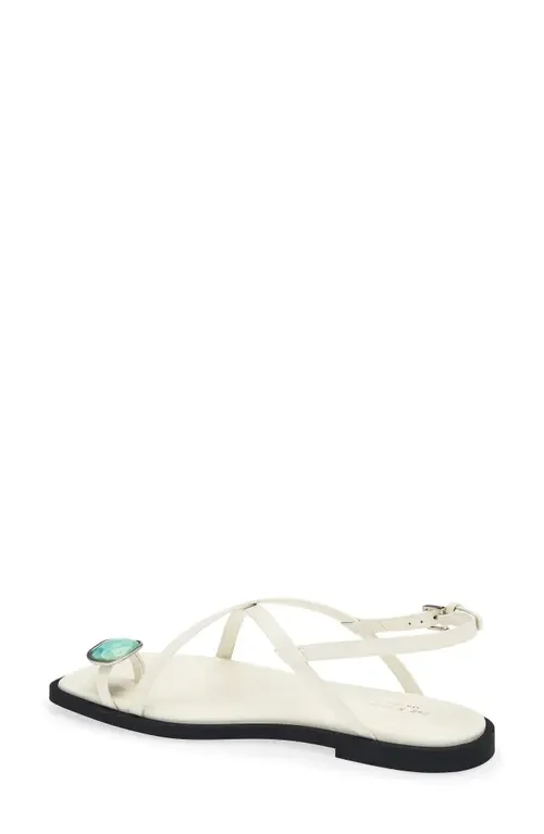 rag & bone rag & bone Remi Slingback Sandal in Antique White — Women Spring white Shoes
