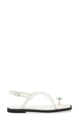 rag & bone rag & bone Remi Slingback Sandal in Antique White — Women Spring white Shoes