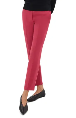 Theory Theory Treeca Pull-On Trousers in Dp Rose — Women Spring red Trousers & Chinos