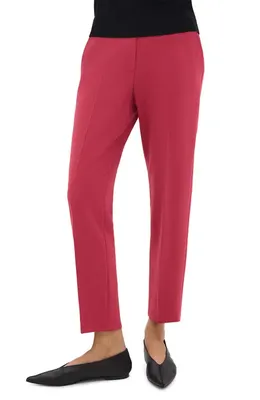 Theory Theory Treeca Pull-On Trousers in Dp Rose — Women Spring red Trousers & Chinos