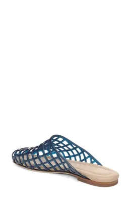 Vince Vince Barcelona Jelly Cage Mule in Cosmic Blue — Women Winter navy Shoes