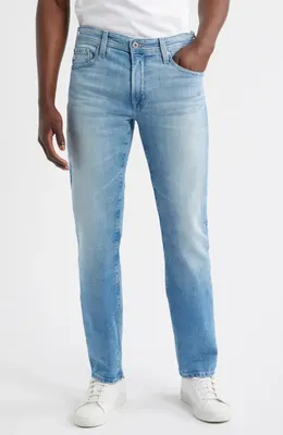 AG AG Men's Everett Slim Straight Leg Jeans in La Paz — Men Summer blue Pants