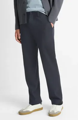 Vince Vince Flat Front Wool Blend Pants in Coastal Blue — Men Summer blue Pants