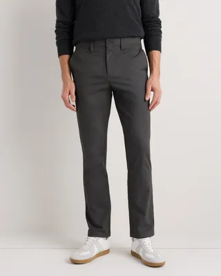 Quince Quince | Men's Stretch Chino Pants Straight in Charcoal — Men Autumn navy Trousers & Chinos