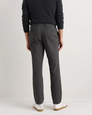 Quince Quince | Men's Stretch Chino Pants Straight in Charcoal — Men Autumn navy Trousers & Chinos