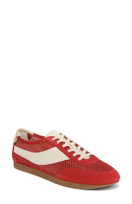 Vince Vince LA Runner Netting Sneaker in Rouge Red — Women Autumn red Shoes