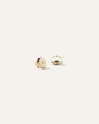 Quince Quince | Women's 14K Gold Lab Grown Diamond Four-Prong Solitaire Studs in Yellow Gold — Women Spring gold Accessories