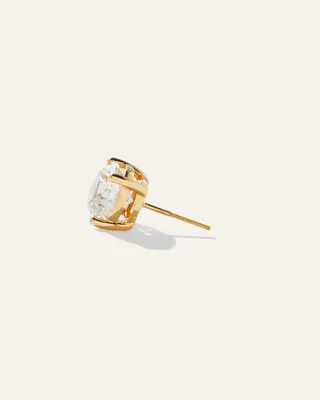 Quince Quince | Women's 14K Gold Lab Grown Diamond Four-Prong Solitaire Studs in Yellow Gold — Women Spring gold Accessories