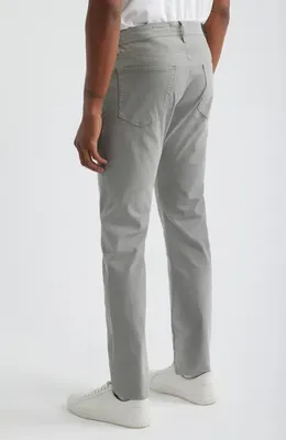 AG AG Tellis Stretch Sateen Modern Slim Pants in Willowed — Men Summer grey Trousers & Chinos
