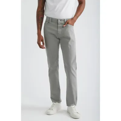 AG AG Tellis Stretch Sateen Modern Slim Pants in Willowed — Men Summer grey Trousers & Chinos