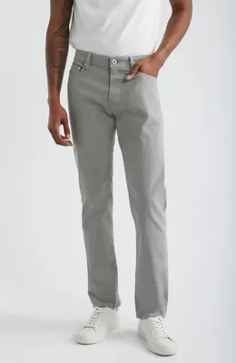 AG AG Tellis Stretch Sateen Modern Slim Pants in Willowed — Men Summer grey Trousers & Chinos