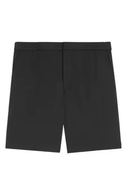 Theory Theory Curtis Slim Fit Internal Drawstring Shorts in Black — Men Winter black Shorts