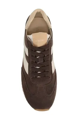 Vince Vince Oasis Runner Sneaker in Cacao Brown/Moonlight — Women Autumn chocolate Shoes