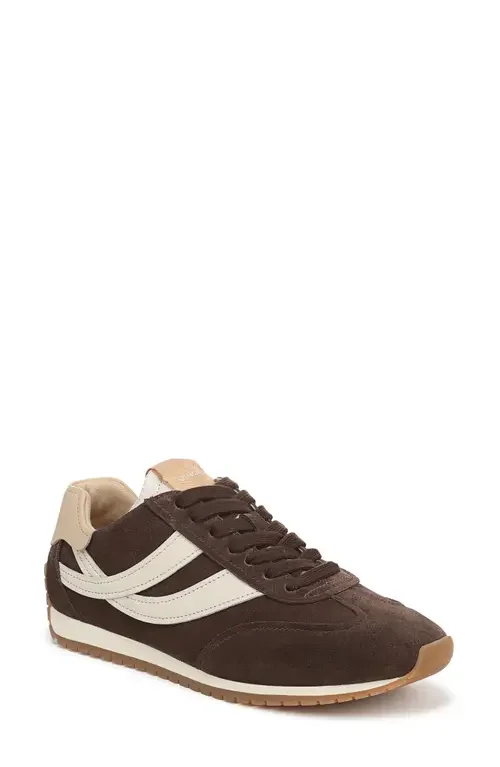 Vince Vince Oasis Runner Sneaker in Cacao Brown/Moonlight — Men Autumn chocolate Shoes