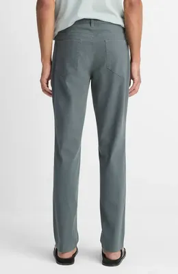 Vince Vince Dylan Slim Fit Peached Stretch Cotton Pants in Harbor Blue — Men Summer grey Pants
