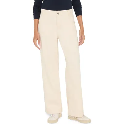 NIC+ZOE NIC+ZOE Weekend Wide Leg Jeans in Canvas — Women Spring white Pants