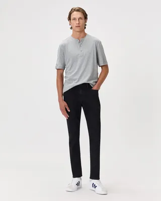 Quince Quince | Men's Warren Stretch Slim Jeans in Black — Men Winter black Jeans & Denim