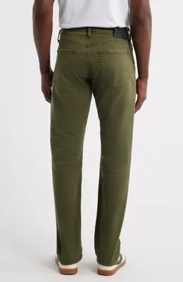 AG AG Everett Slim Straight Leg Jeans in 7 Years Sulfur Coastal Moss — Men Autumn green Pants