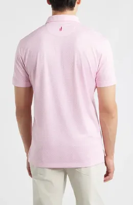 johnnie-O johnnie-O Coupe Performance Jersey Polo in Lollipop — Men Spring pink Tops