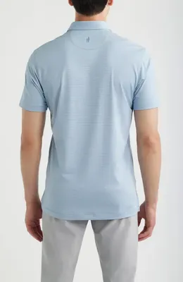 johnnie-O johnnie-O Lyndon Classic Fit Polo in Carbon Fiber — Men Summer silver Tops
