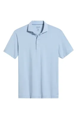 johnnie-O johnnie-O Lyndon Classic Fit Polo in Carbon Fiber — Men Summer silver Tops