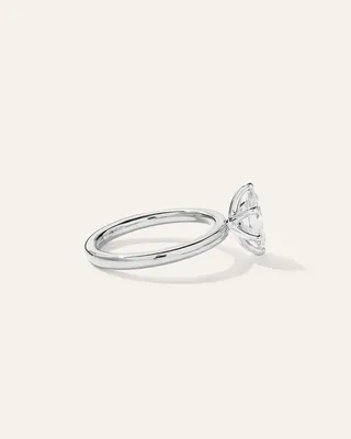 Quince Quince | Women's Lab Grown Diamond Marquise Comfort Fit Engagement Ring 1ct in Platinum — Women Summer white Accessories