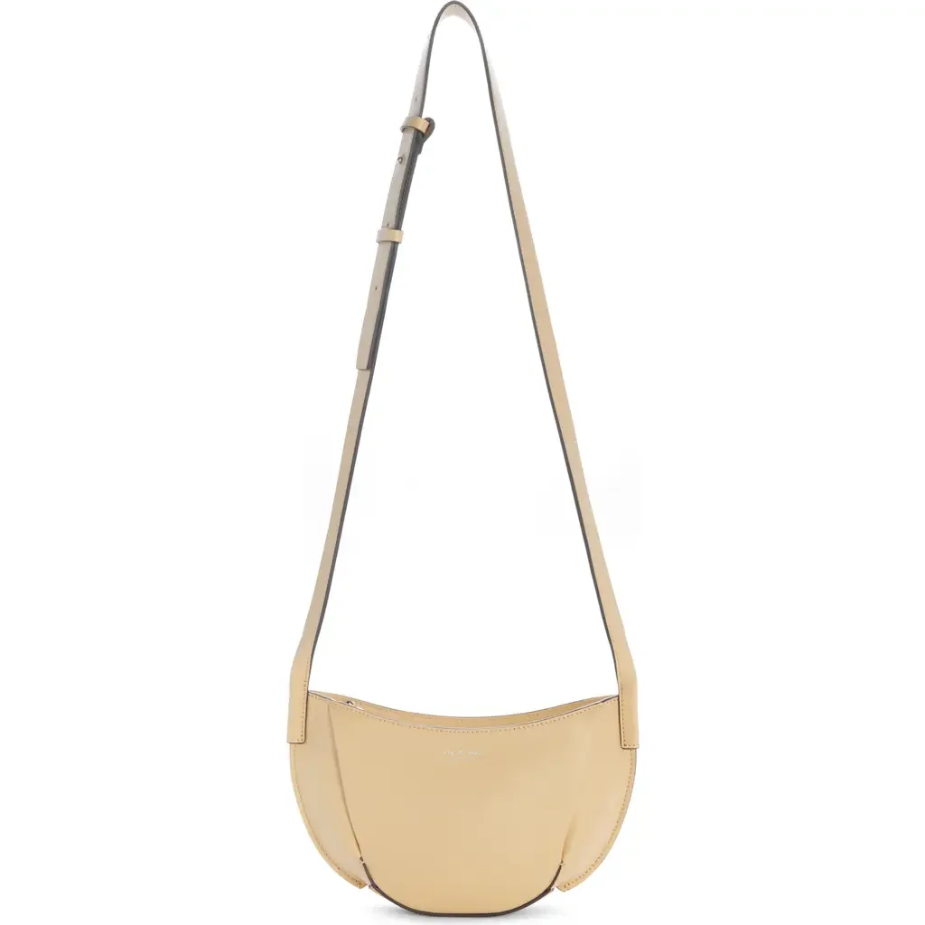 rag & bone rag & bone Carter Leather Crossbody Bag in Butter — Women Spring beige Accessories