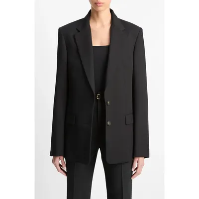 Vince Vince Oversize Blazer in Black — Women Winter black Outerwear